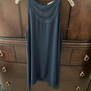 Max Studio Navy Sleeveless Dress/Tunic